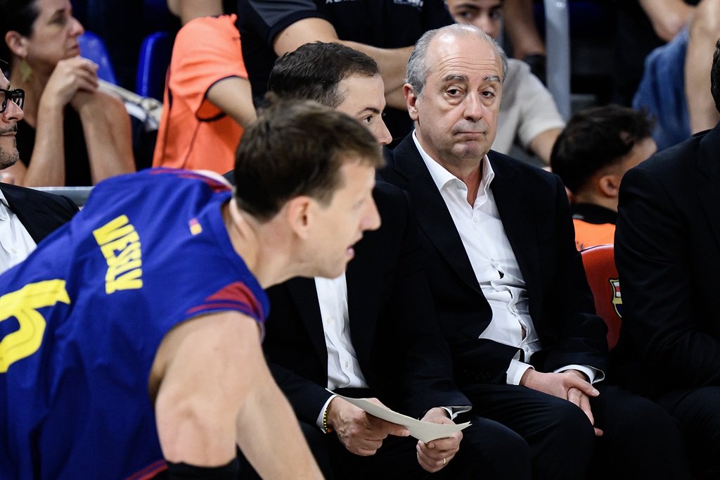 Txus Vidorreta, en la eliminatoria contra el Barça (David Grau - ACB Photo).