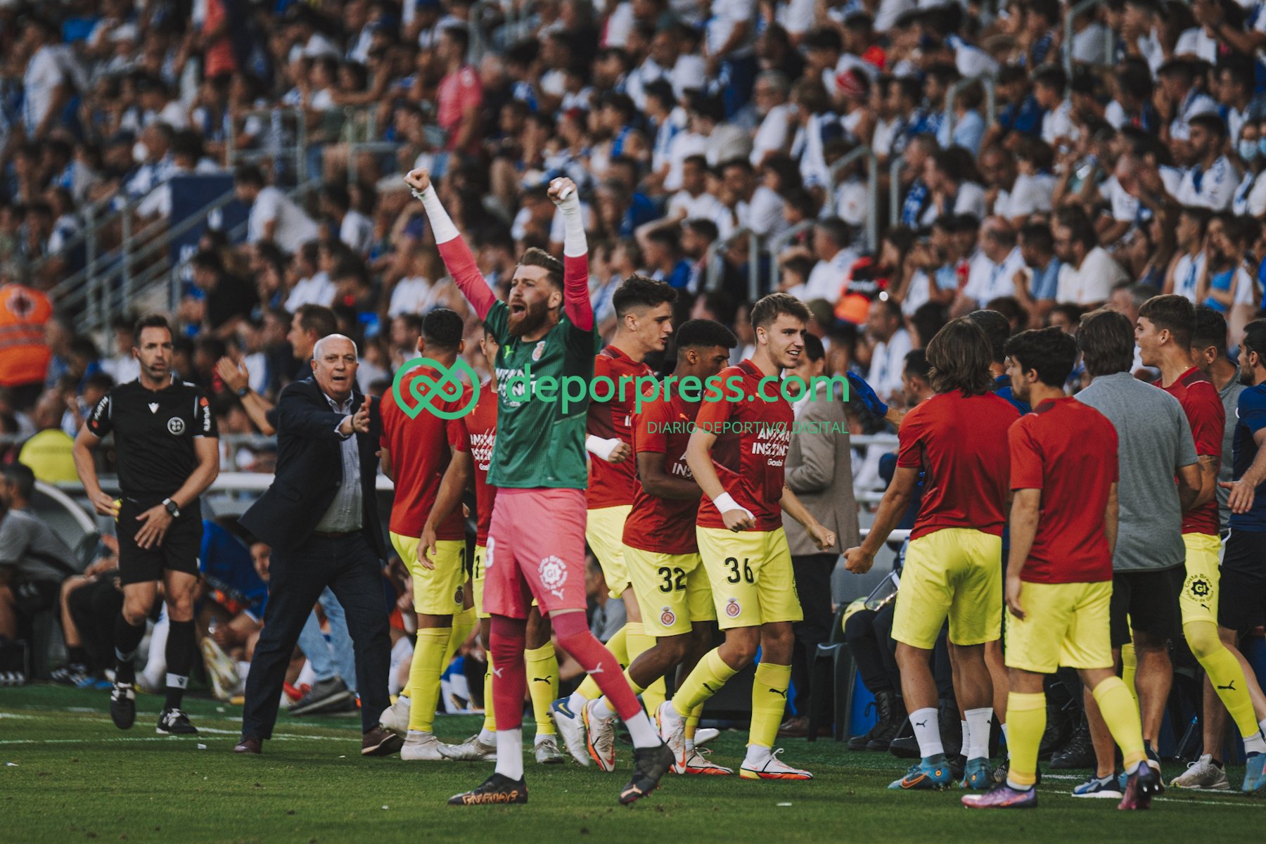 Tenerife - Girona en el Heliodoro. (DEPORPRESS)