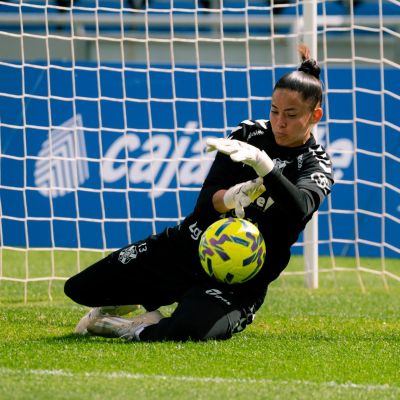 Nay Cáceres durante el último encuentro (CDT FEMENINO)