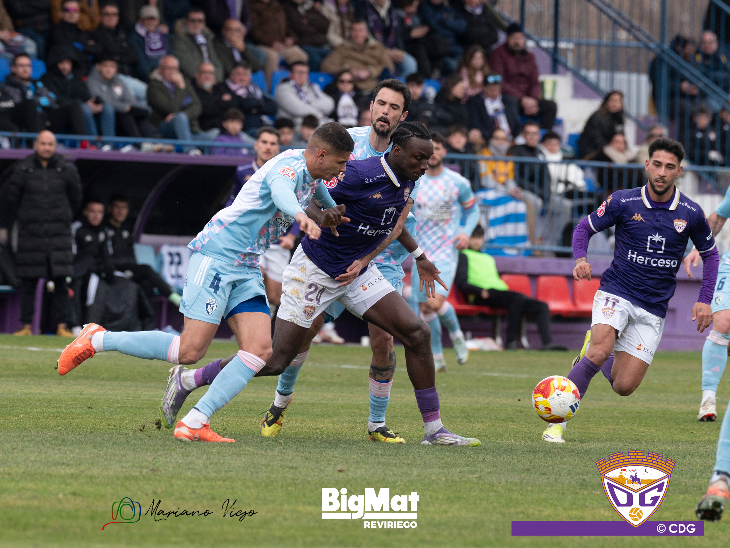 Salifo ante la Ponferradina (CD Guadalajara)