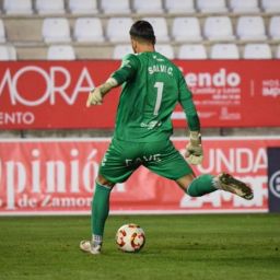 Salvi Carrasco durante el partido de Copa en Zamora (@CDTOficial)