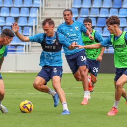 Sergio González en el partidillo ante el filial en noviembre (@CDTOficial)