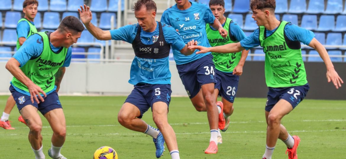 Sergio González en el partidillo ante el filial en noviembre (@CDTOficial)
