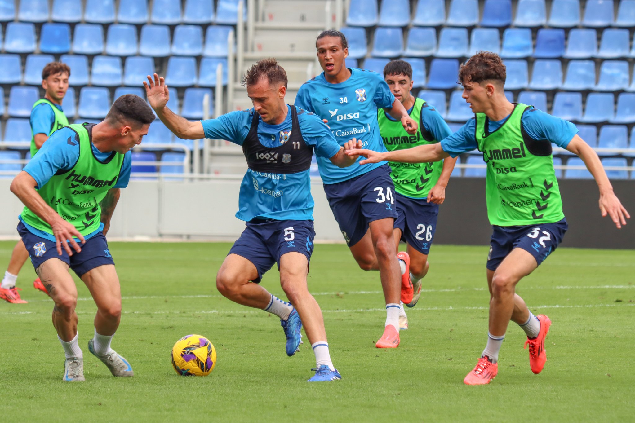 Sergio González en el partidillo ante el filial en noviembre (@CDTOficial)