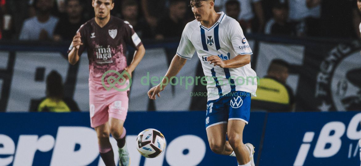 Teto durante el partido contra el Málaga en 2022. (DEPORPRESS)