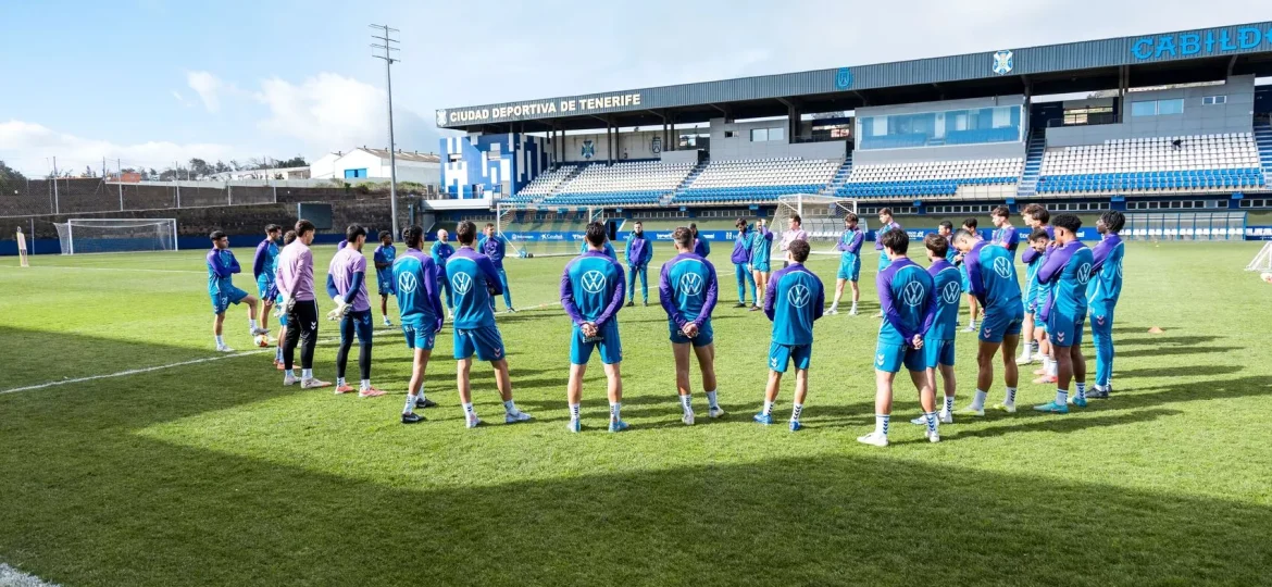 Un entrenamiento del Tenerife (CD TENERIFE)