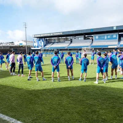 Un entrenamiento del Tenerife (CD TENERIFE)