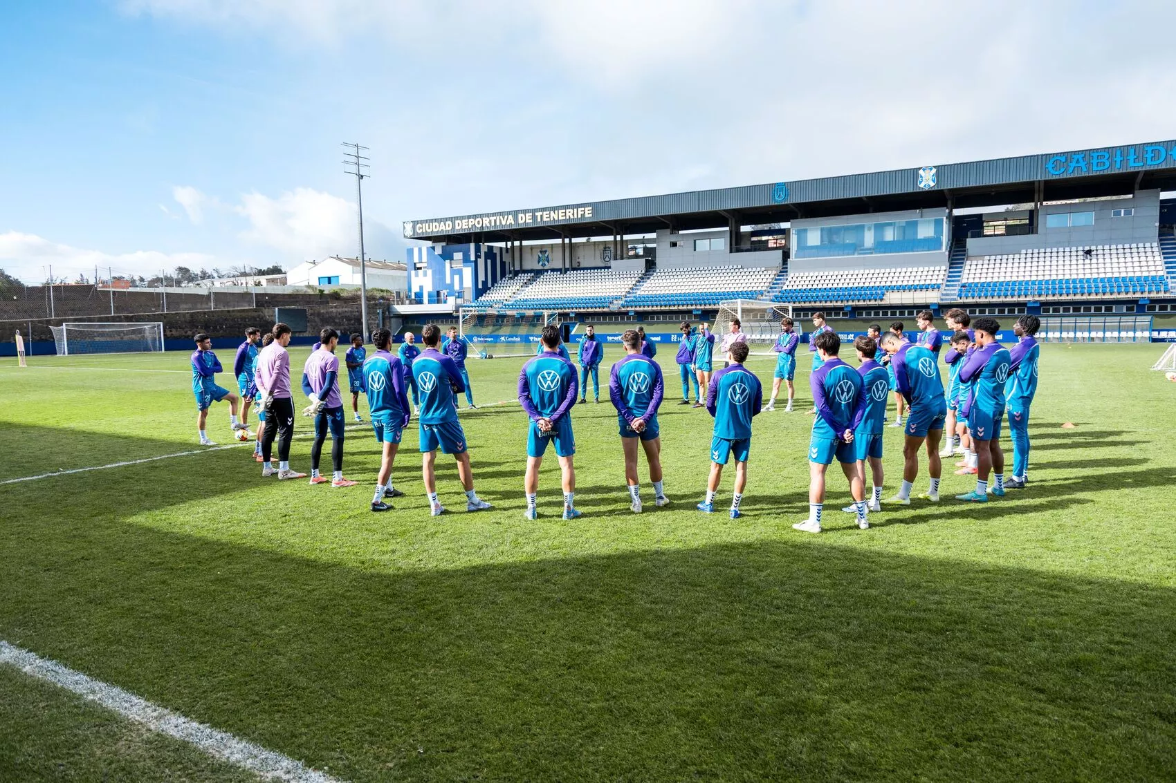 Un entrenamiento del Tenerife (CD TENERIFE)