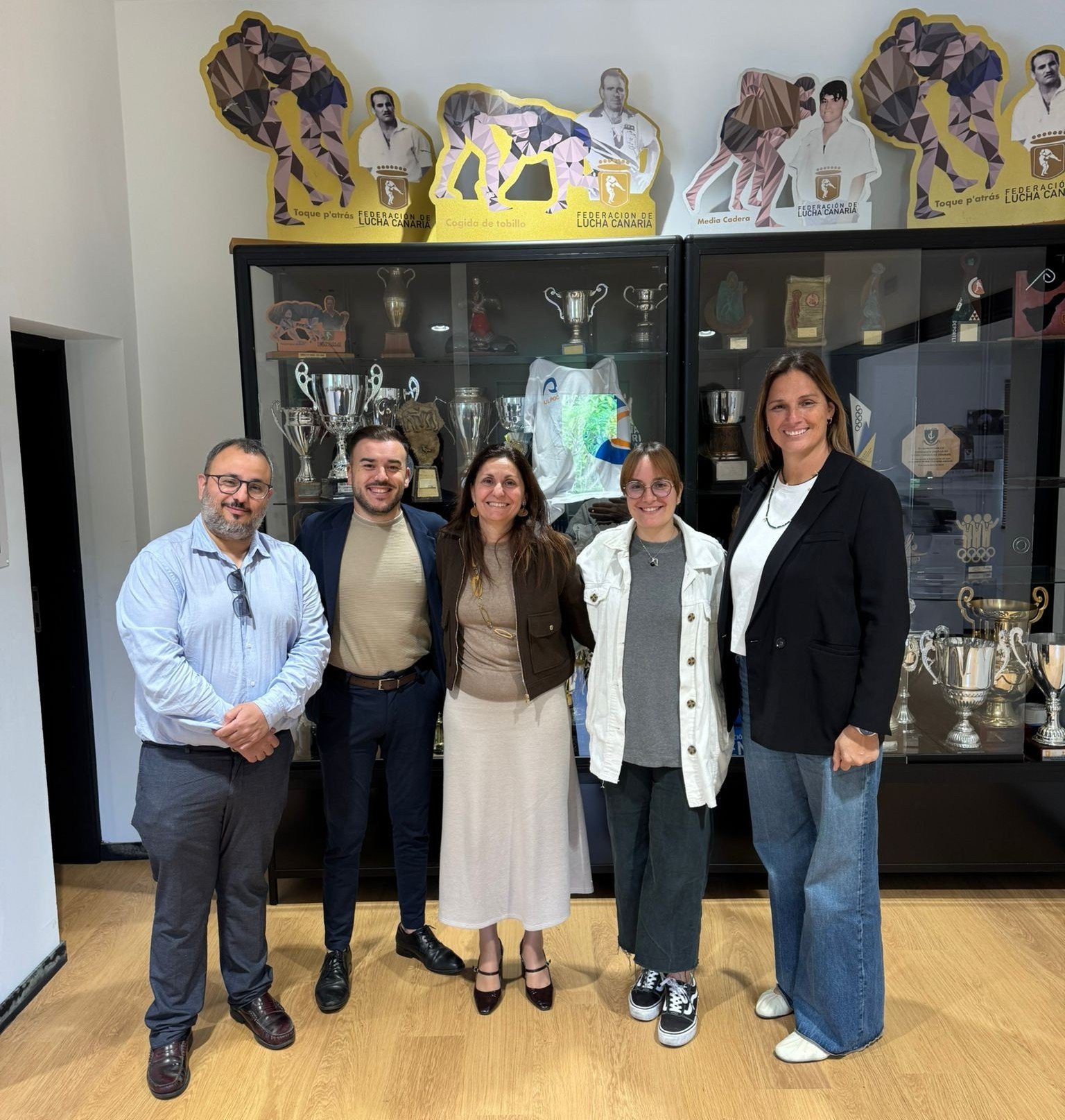 Un momento de la reunión (FEDERACIÓN TINERFEÑA DE LUCHA CANARIA)
