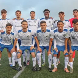 Un once del segundo filial blanquiazul (CD Tenerife)