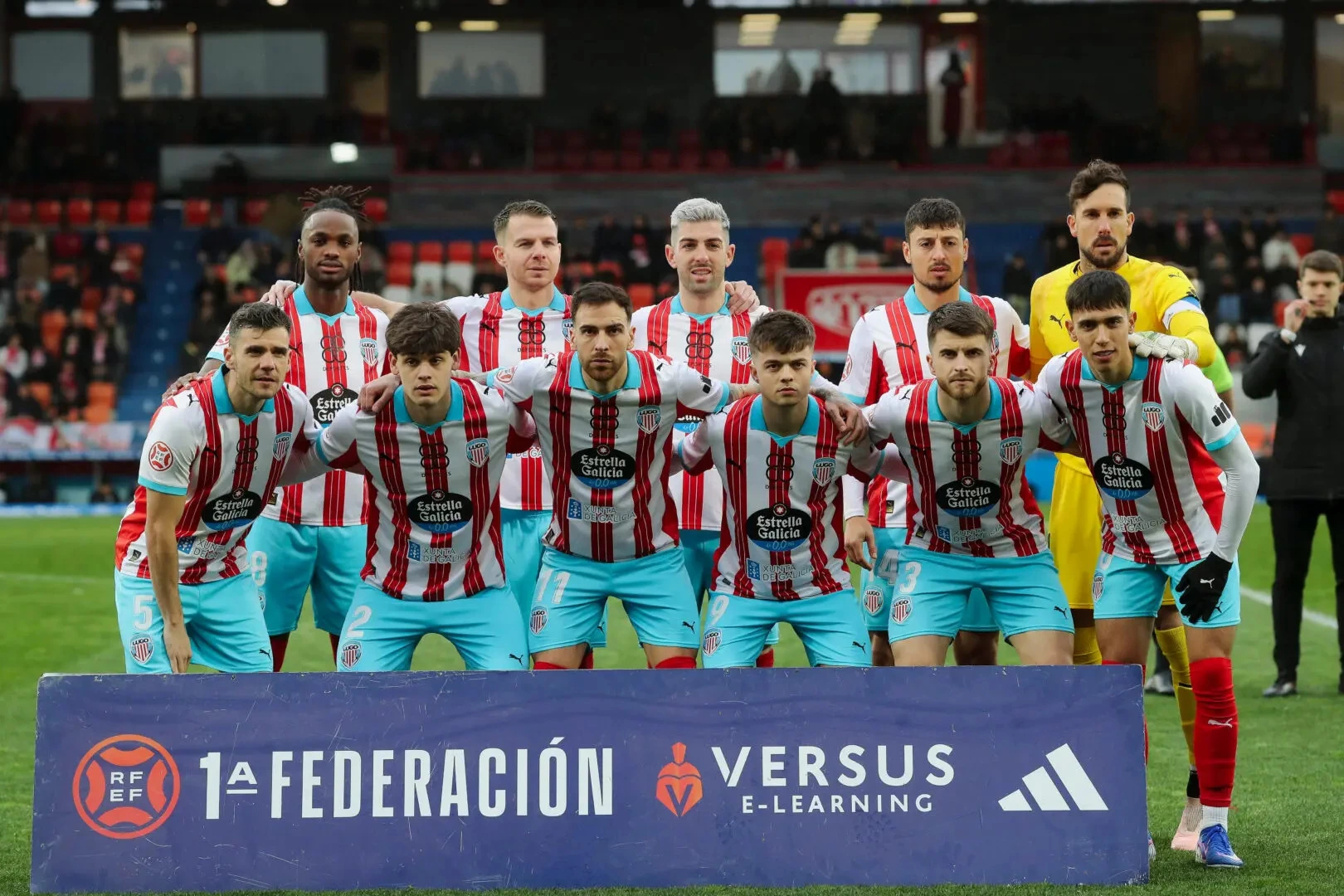 Una alineación del Lugo esta temporada (CD LUGO)