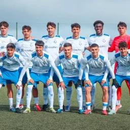 Una alineación del Tenerife C (CD TENERIFE)