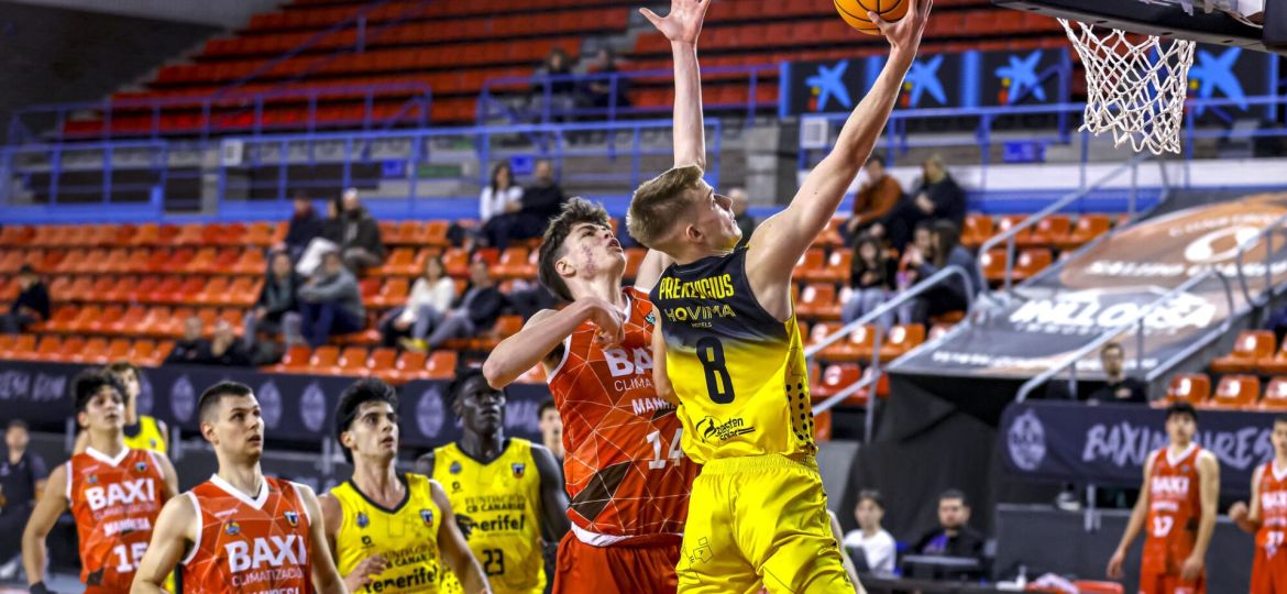 Una imagen del Manresa- Fundación CB Canarias (acb-Photo Joaquin-Alberch)