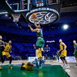 Acción del Unicaja - AEK (BCL).