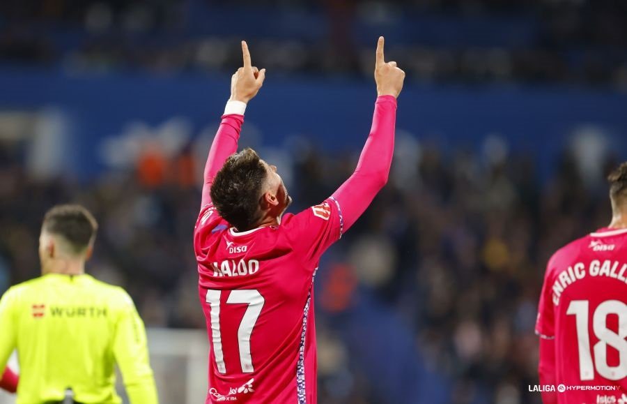 Waldo Rubio celebra su gol (LALIGA).