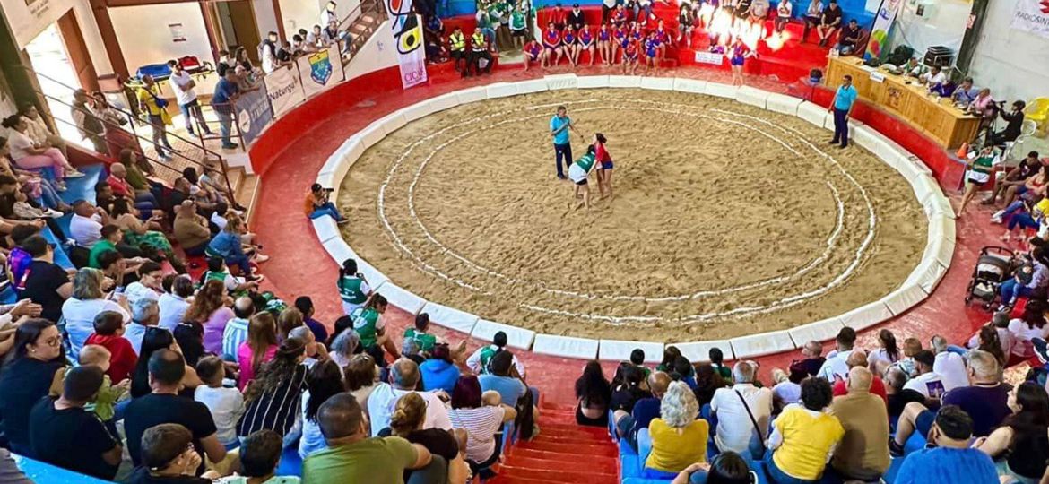 Competición de Lucha Canaria. (CEDIDA)