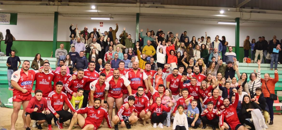 Los laguneros celebran su pase a la final (CEDIDA)