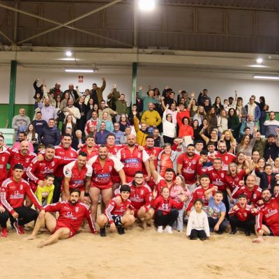 Los laguneros celebran su pase a la final (CEDIDA)