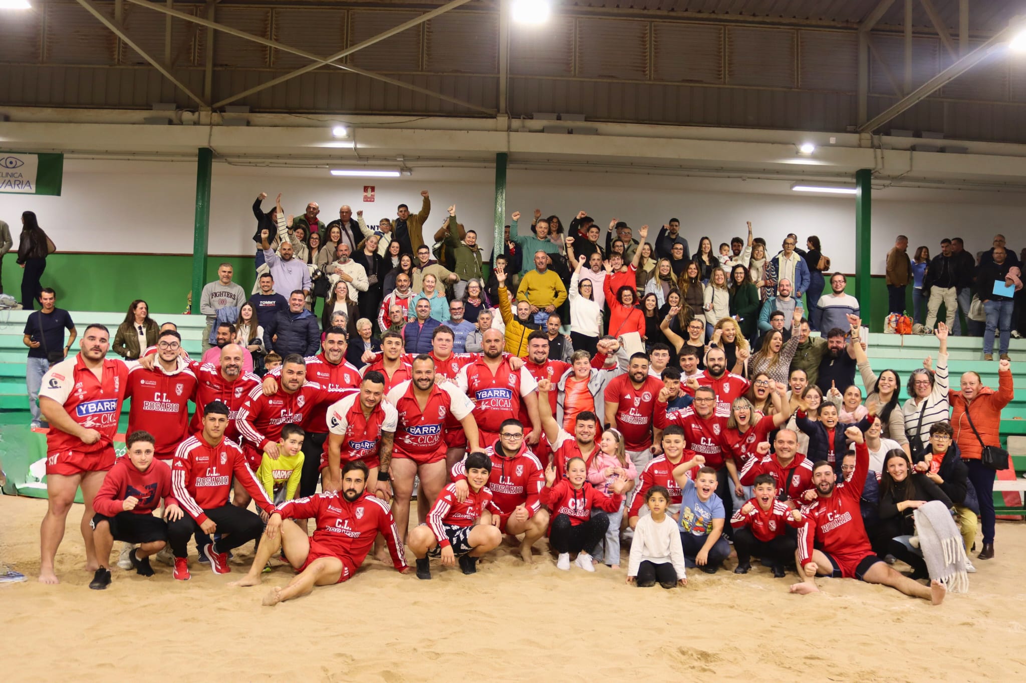Los laguneros celebran su pase a la final (CEDIDA)