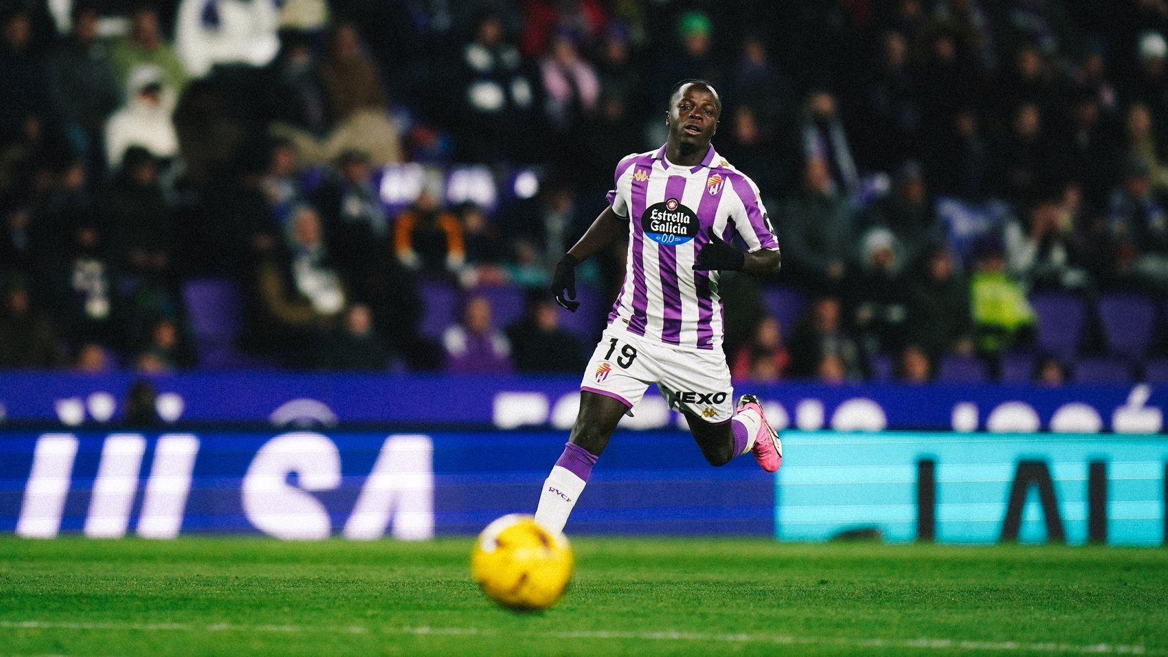 Amath sufre una lesión en el bíceps femoral derecho (@realvalladolid)