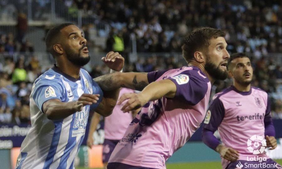 Sipcic en la última visita del Tenerife a Málaga. (LA LIGA)
