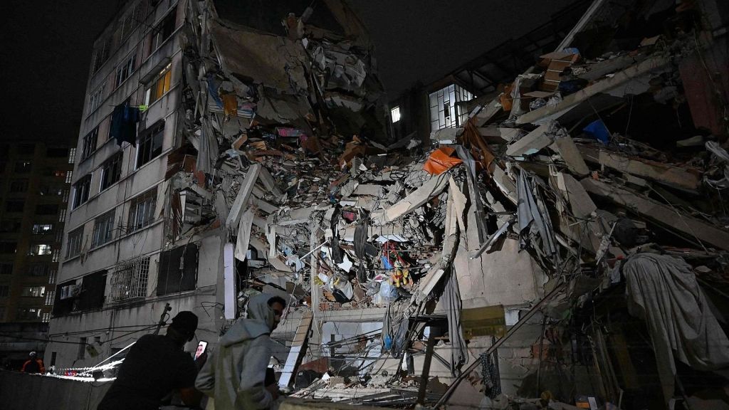 Imagen de uno de los edificios derruidos por los terremotos en Venezuela (RTVE)