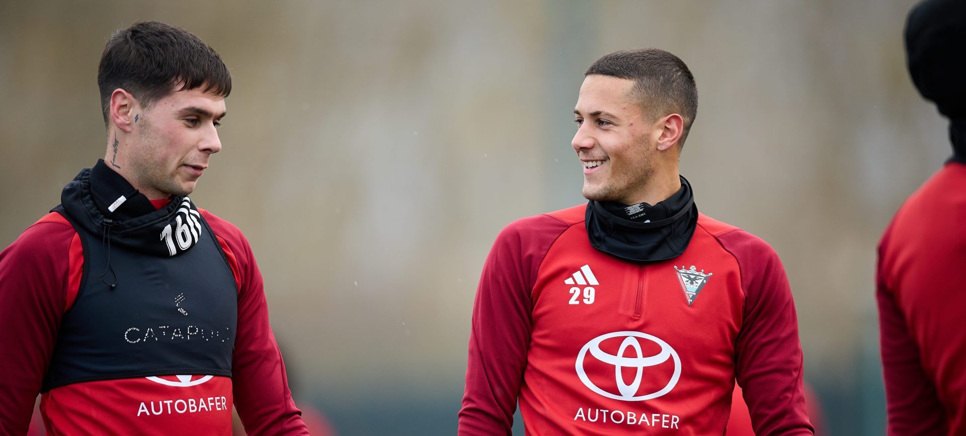 Alan Godoy con el Mirandés (CEDIDA)