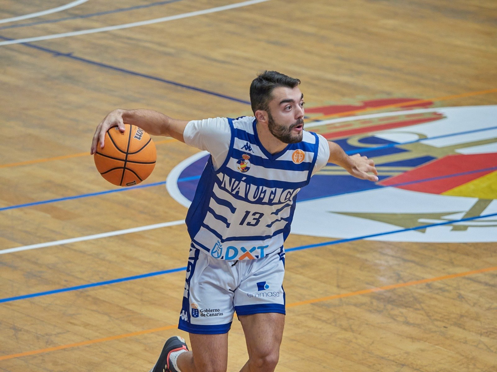 Javi González en un partido (RCNT) (2)