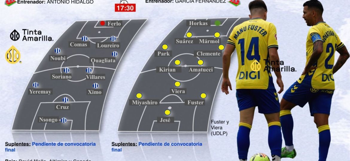 Previa del Deportivo - Las Palmas (TINTA AMARILLA)