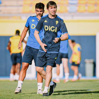 Primer entrenamiento de Celades (CÁDIZ CF).