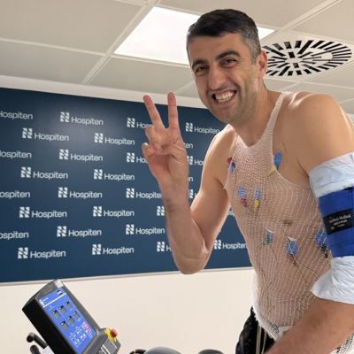 Gio Shermadini durante el reconocimiento médico (CB CANARIAS)