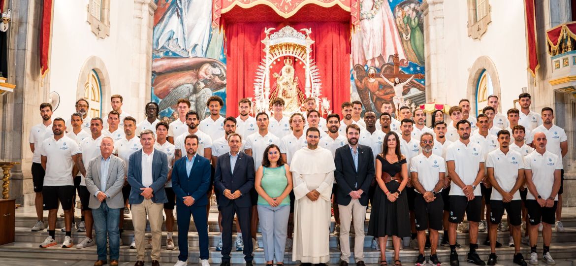 Visita a la Patrona de Canarias (CD TENERIFE).