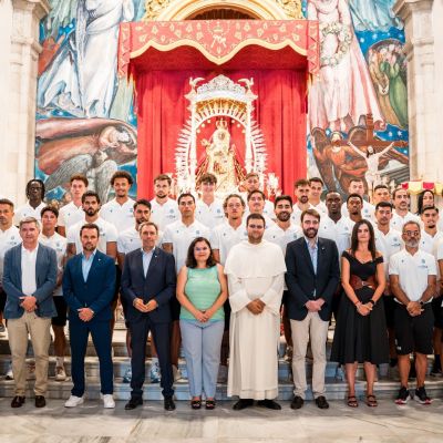 Visita a la Patrona de Canarias (CD TENERIFE).