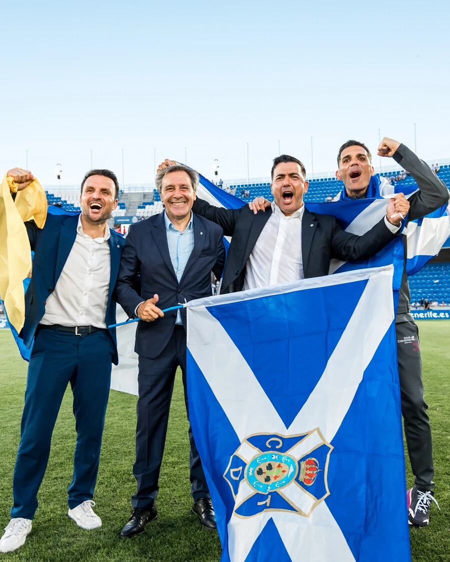 Rayco, Felipe, Ayoze y Roberto (CD TENERIFE).
