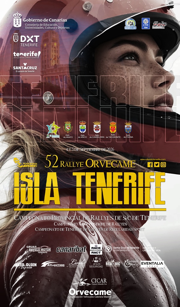 260903 Cartel Rallye Isla de Tenerife