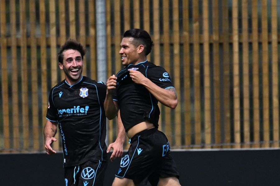 Fabricio celebrando el gol (LA LIGA)