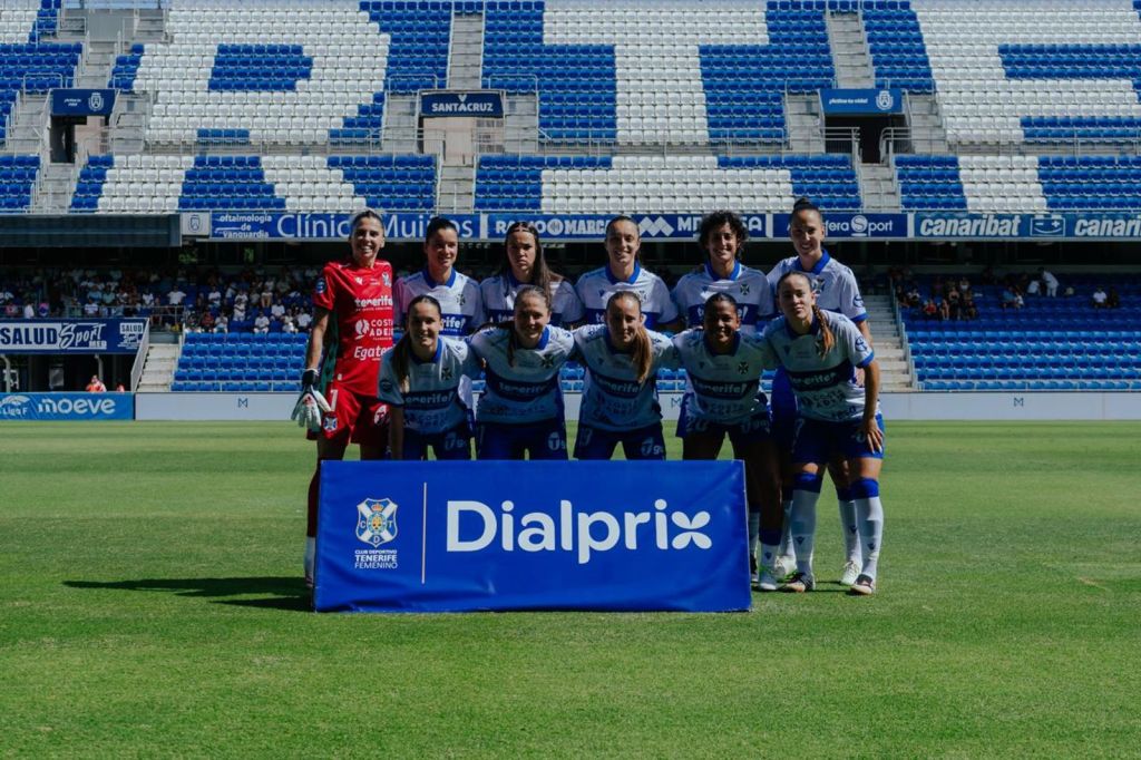 Alineación contra el Deportvio (CD TENERIFE FEMENINO)