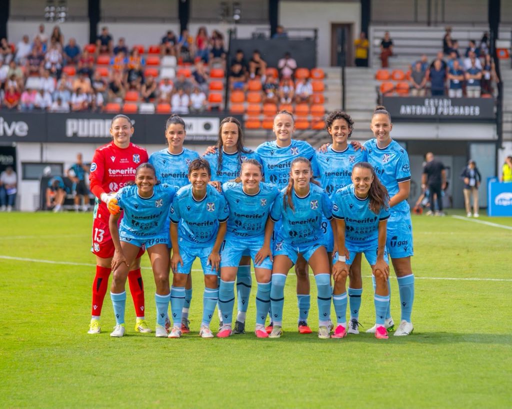 Alineación del CD Tenerife en Valencia (CD TENERIFE FEMENINO)