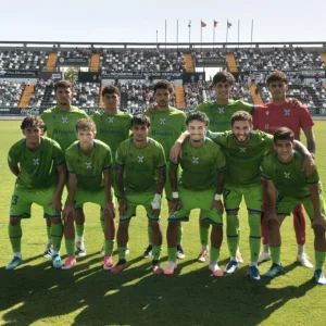 Alineación del Tenerife B en Badajoz (CD TENERIFE)