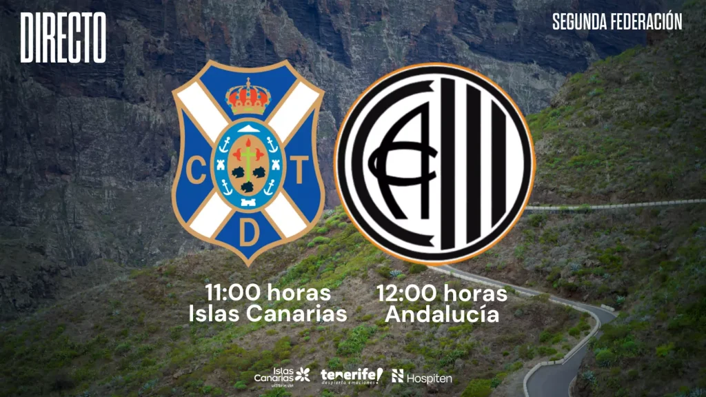 Cartel del partido (CD TENERIFE)