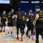 Un entrenamiento aurinegro (CBCANARIAS.NET).