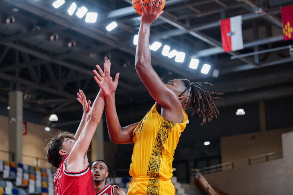 Imagen del Zaragoza- Canarias U22 (Alejandro Meavilla ACB Photo)