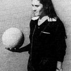 Julia Martel, en un partido como árbitra.