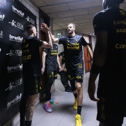 Jugadores aurinegros (CBCANARIAS.NET).
