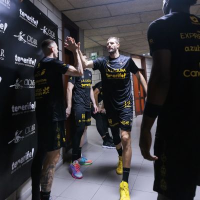 Jugadores aurinegros (CBCANARIAS.NET).