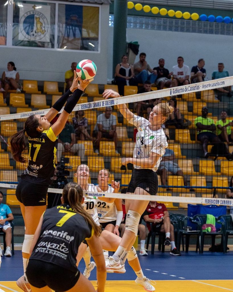 Acción del partido (FEDERACIÓN CANARIA VOLEIBOL).