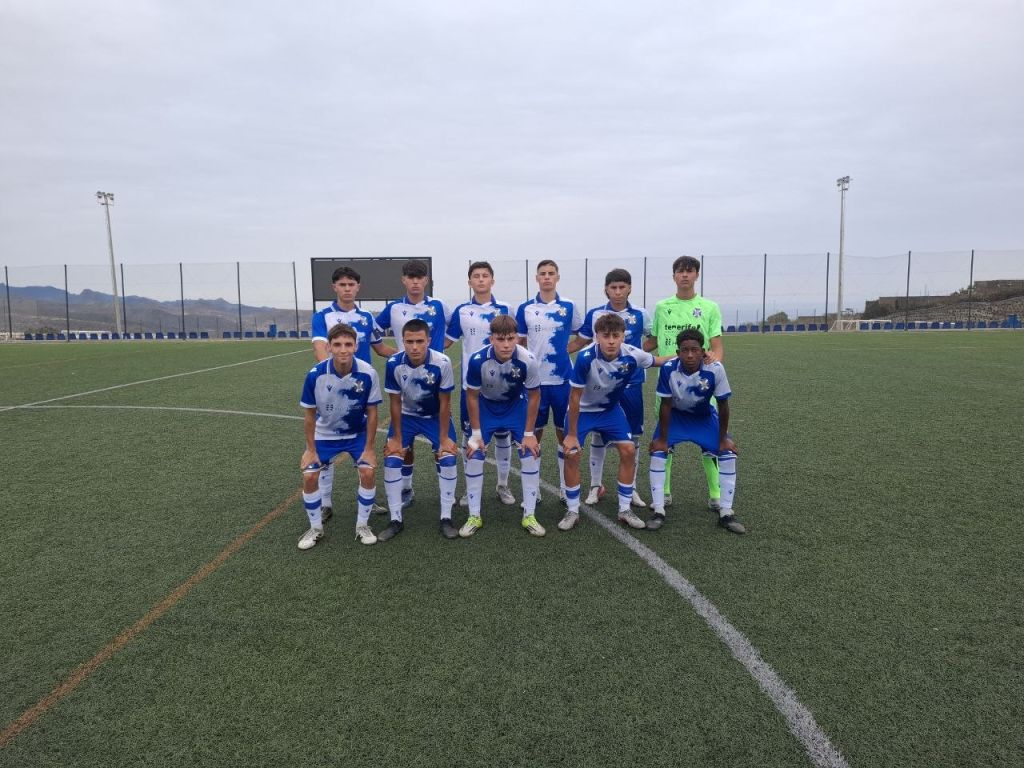 Once inicial del cadete blanquiazul (CEDIDA)