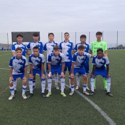 Once inicial del cadete blanquiazul (CEDIDA)