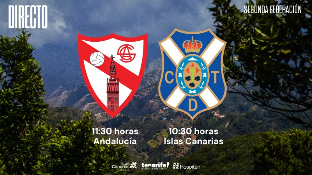 Cartel del partido (CD TENERIFE)