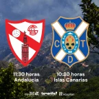 Cartel del partido (CD TENERIFE)